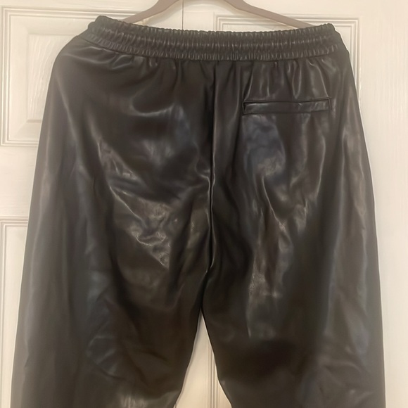 BAGATELLE COLLECTION Black Faux Leather High Waist. Size Medium. Used once - Picture 8 of 9